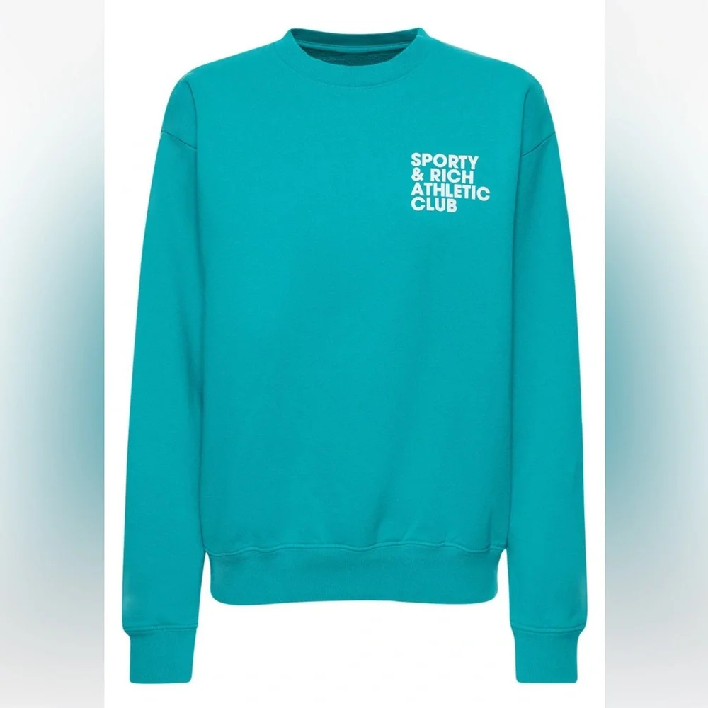 Sporty & Rich Athletic Club Crewneck Sweatshirt - Picture 3 of 6